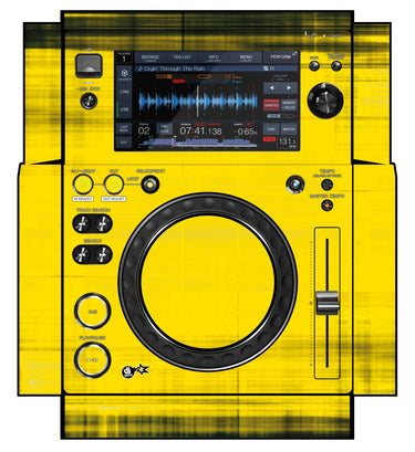 Pioneer DJ XDJ 700 Skin Blacknyellow